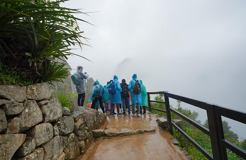 Machu Picchu na estação das chuvas
