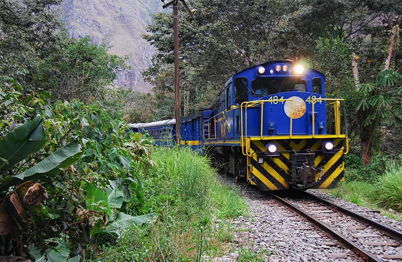 Machu Picchu de trem