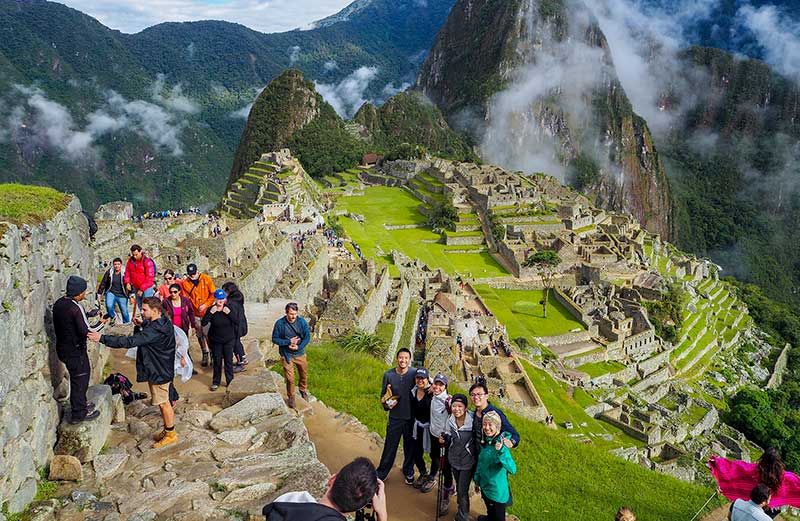 Turistas na Maravilha do Mundo