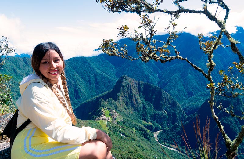 Topo da montanha de Machu Picchu