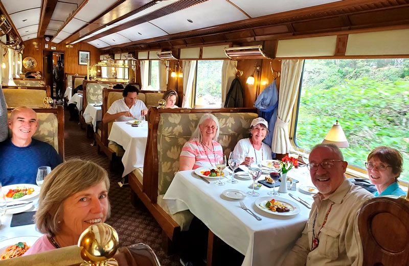 Trem de luxo Hiram Bingham