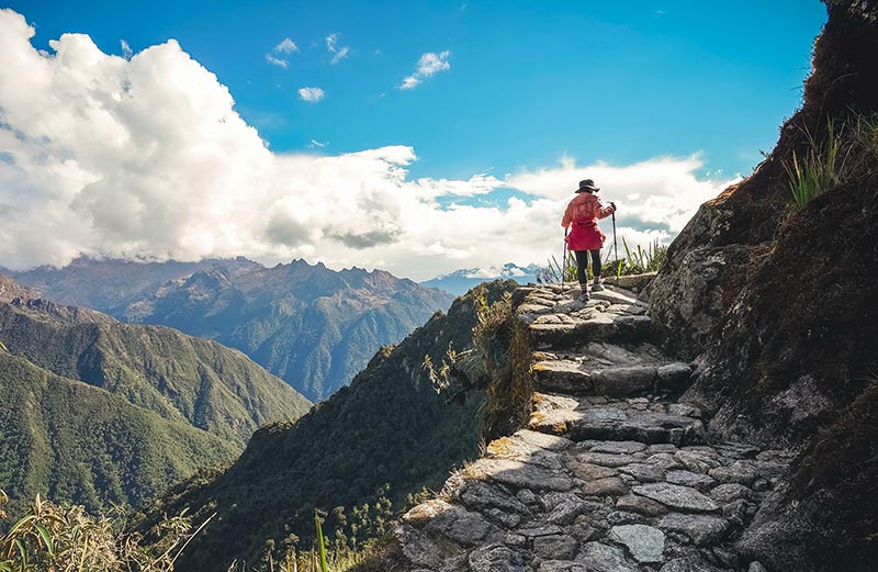Caminhando pelas trilhas da Trilha Inca