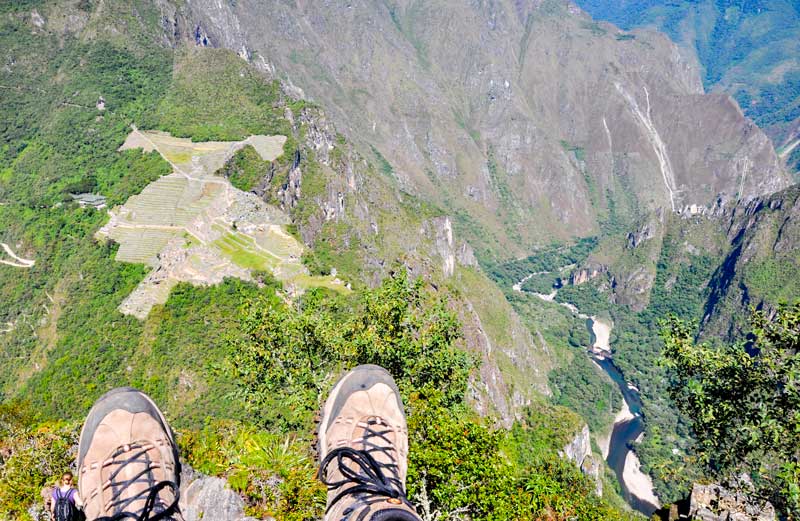 Vista do topo de Huayna Picchu