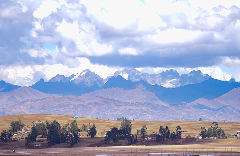 Paisagem que pode ser vista do trem a caminho de Machu Picchu